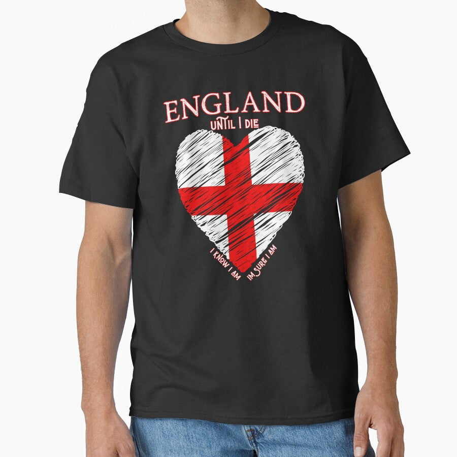 England Until I Die Heart Flag by Snedsdigital