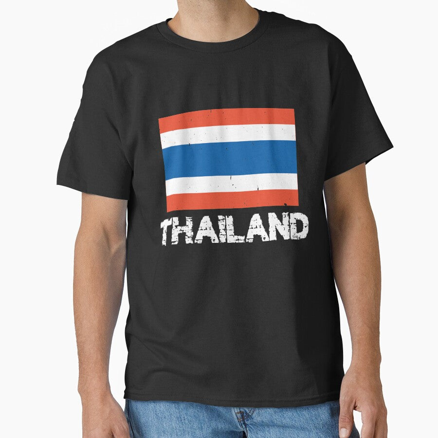 Thailand Flag T-Shirt for Men and Women by AllStarMerch