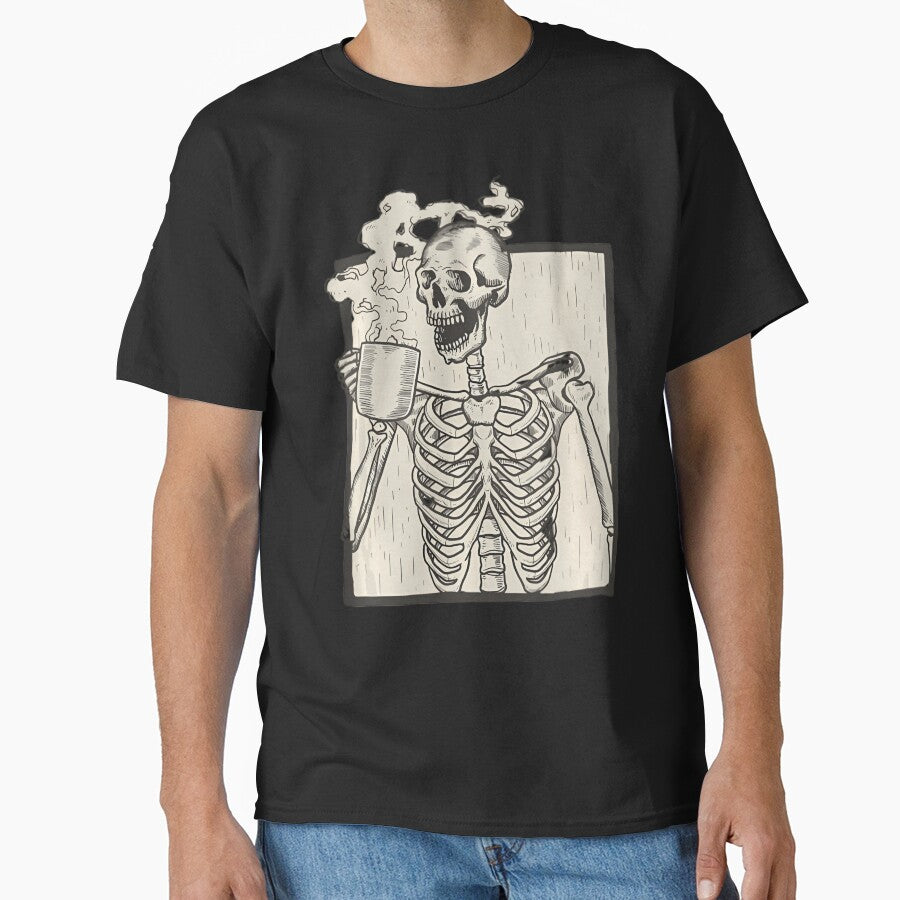 HALLOWEEN SKULL GRAPHIC PRINT FLEECE OVERSIZED Swea by yowsprguljb36