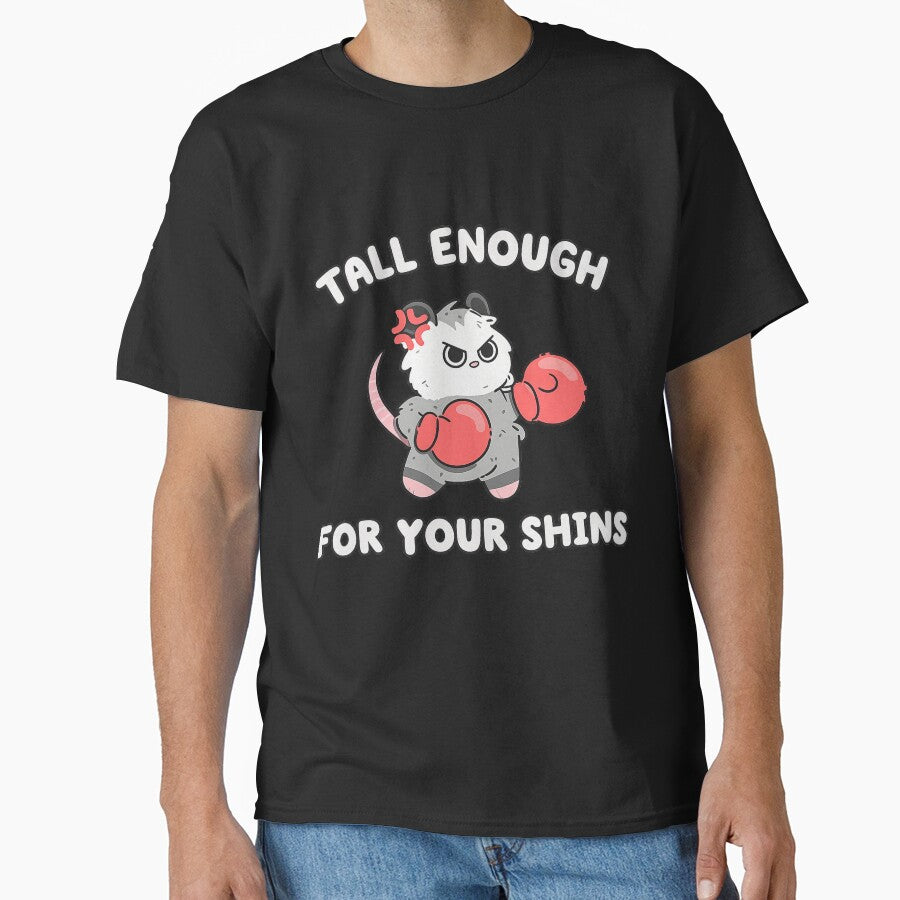 Tall Enough For Your Shins, Funny Possum Meme Graphic, Sarcastic Gift by faridman