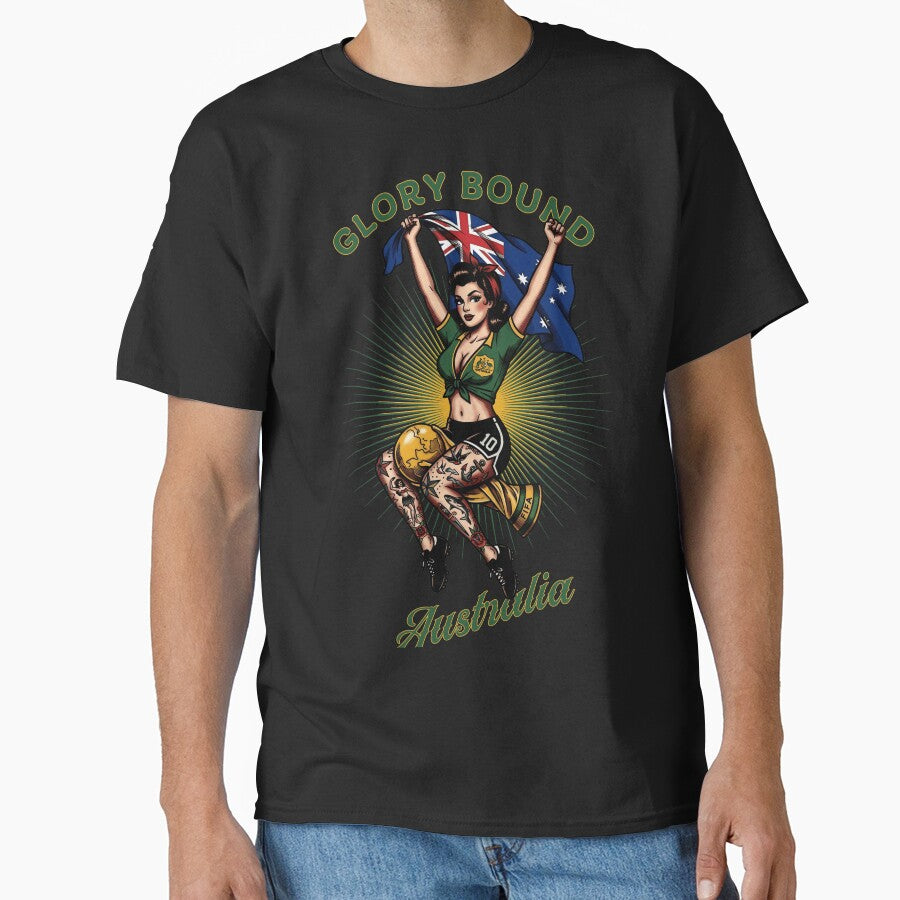 Glory Bound Aussie Soccer Pinup World cup 2026 by Fictional Ink Society