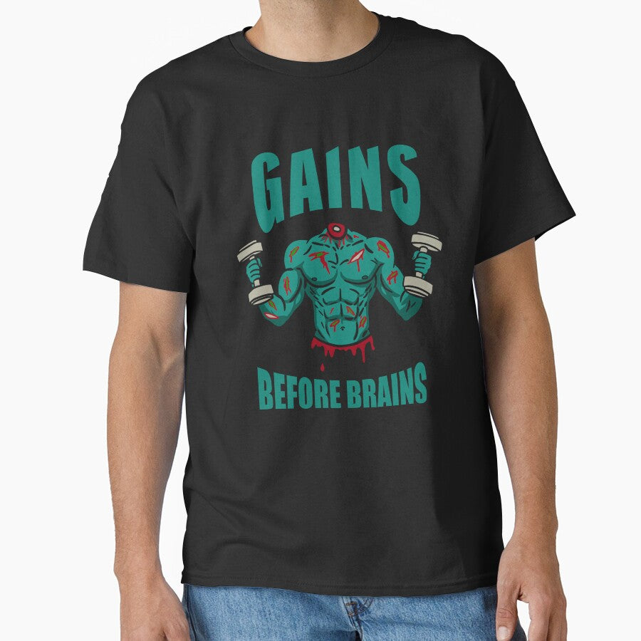 Gains Before Brains by byebyesally
