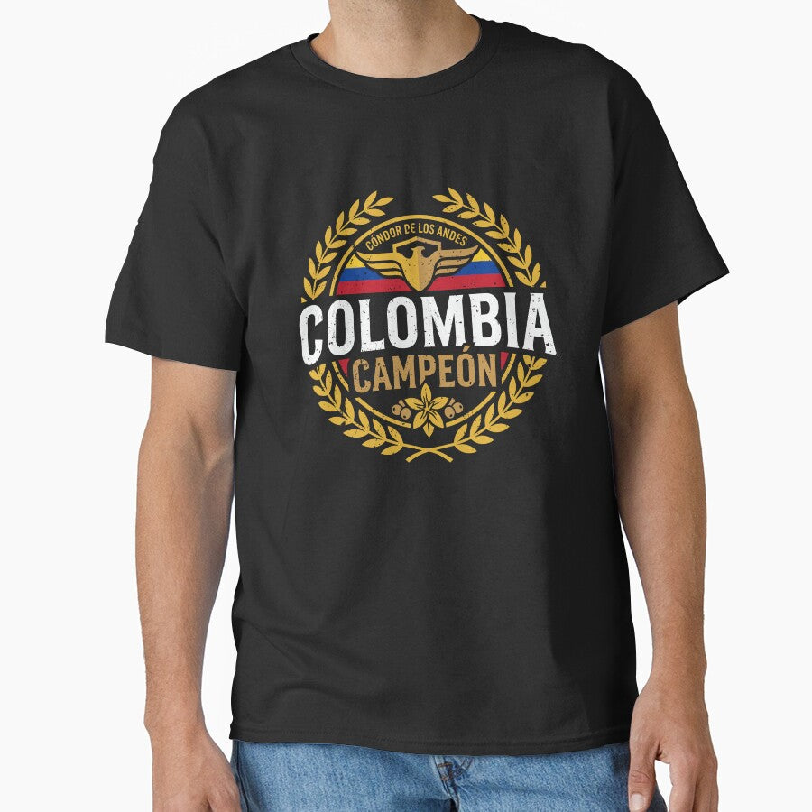 Colombia Campeon Soccer Champion Laurel Crest by crouchingpixel