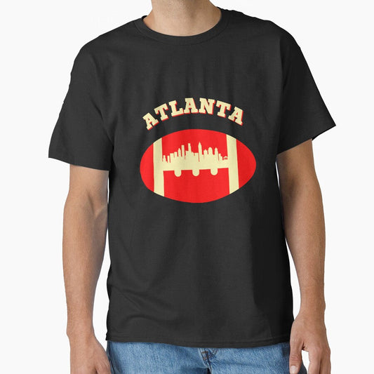 Atlanta Gameday Vintage City Football Design Classic T Shirt