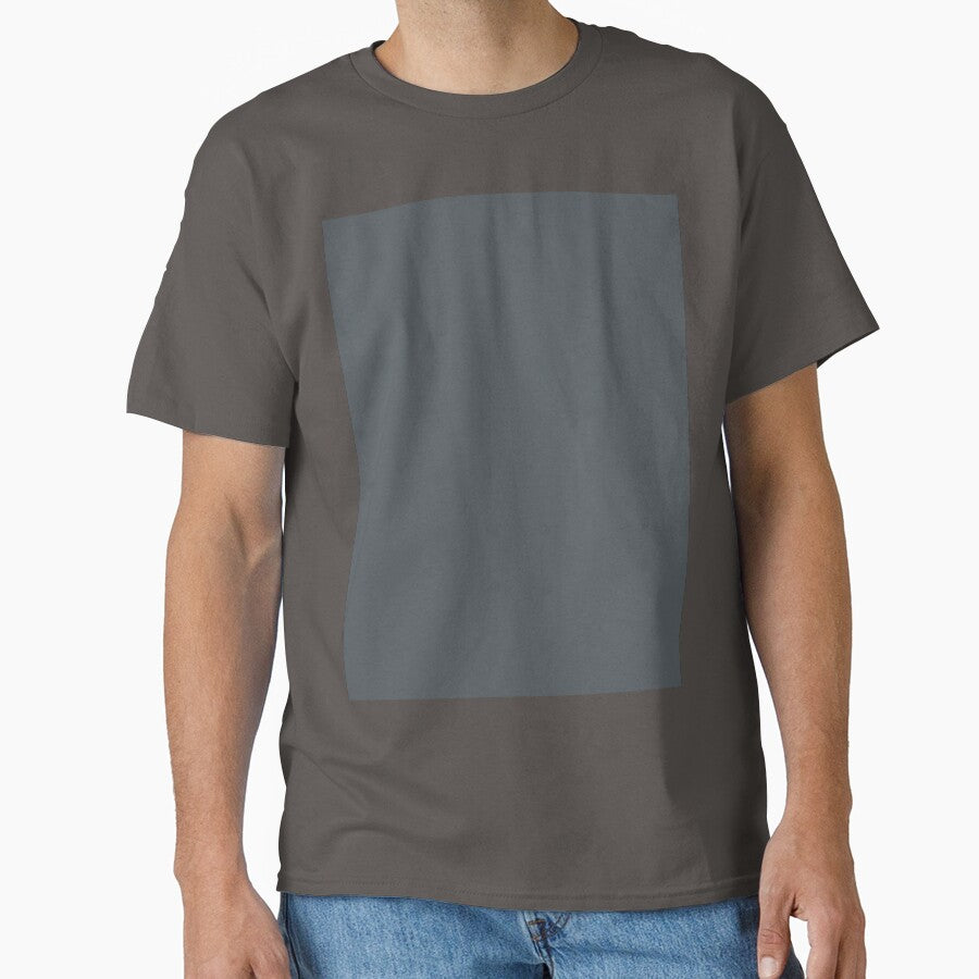 Plain Solid Color Chic Dark Grey Cool Gray Teal Gray Teal Grey by mimihuang creations