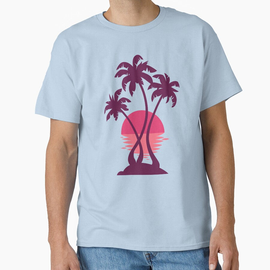 3 Palm Sunset by Wayne Minnis