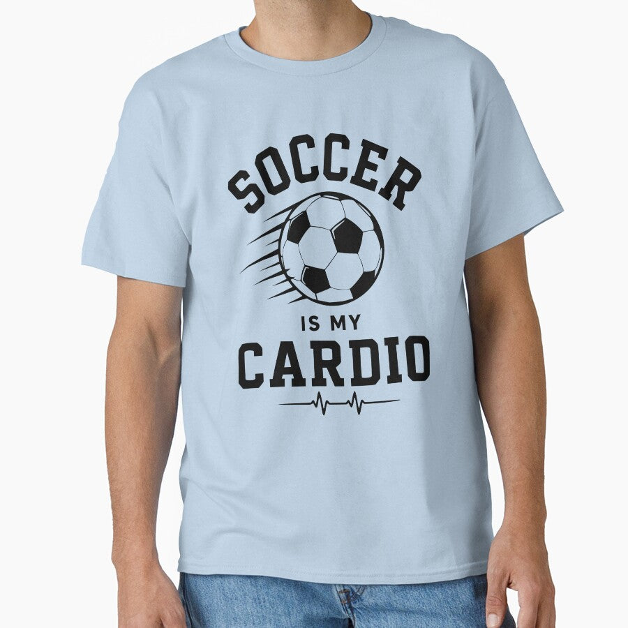 Soccer Is My Cardio | Funny Soccer Player Sports Design by pixiedustpaint
