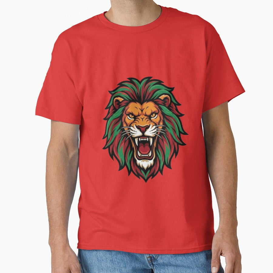 Morocco Soccer Lion - Moroccan Football Fan 2026 Emblem by NewDesignFR