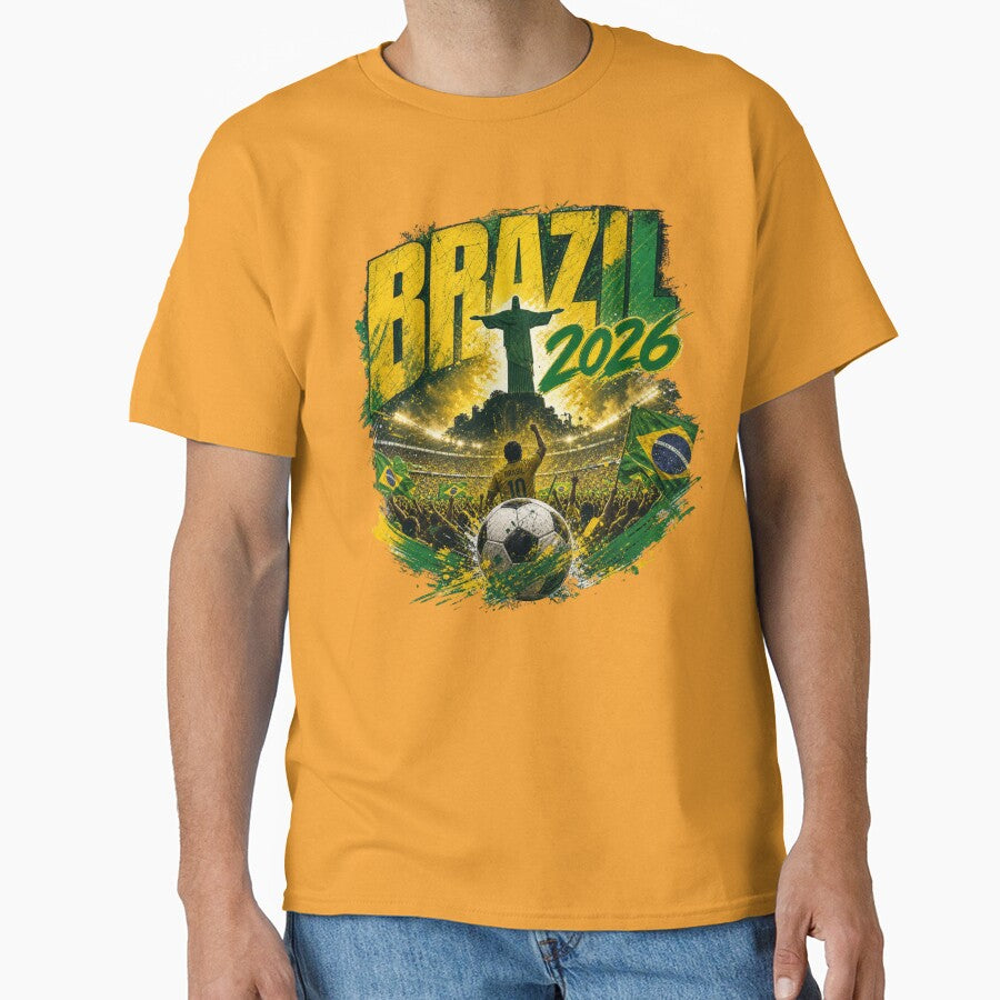 Brazil 2026 Football World Cup Glory | Seleção Fan Supporter Shirt by rushaib