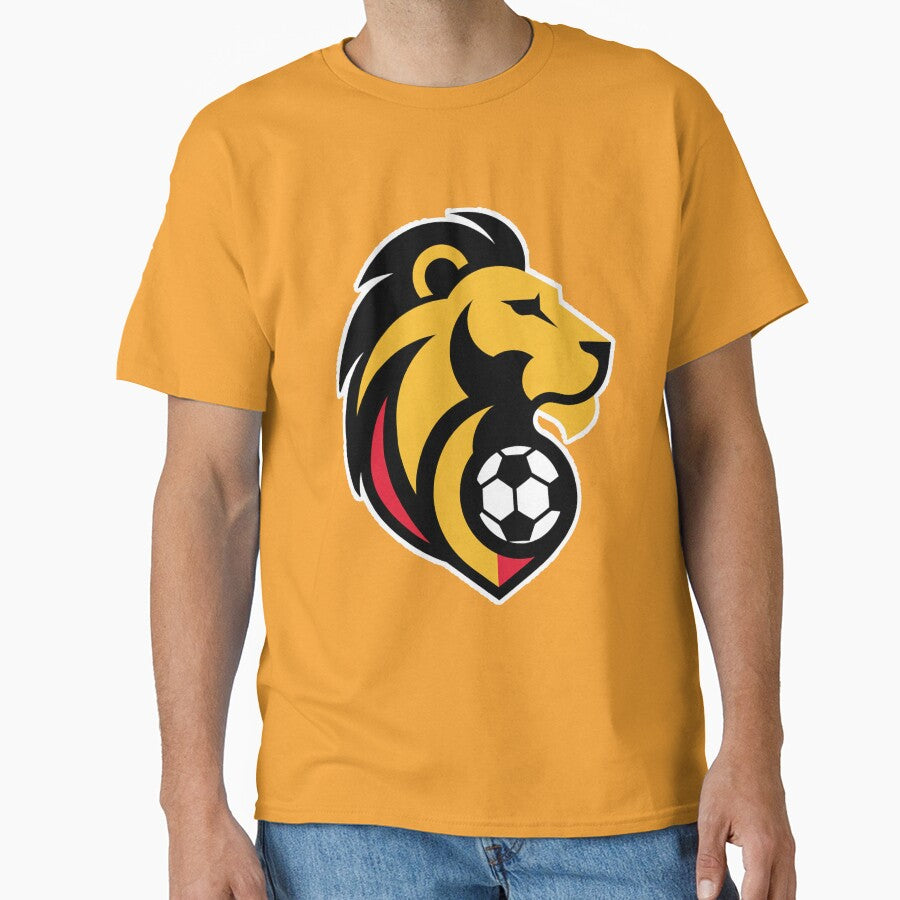 Belgian Soccer Lion Fan Logo by JaaGo PopLab