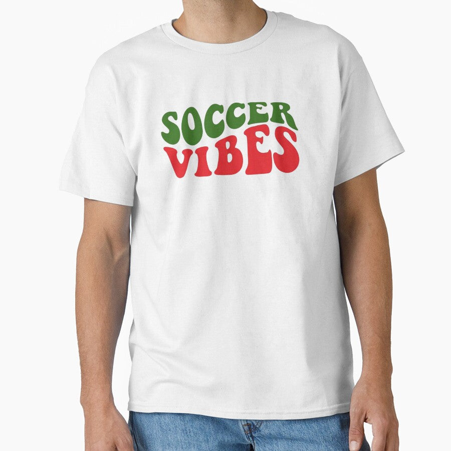 Copy of Soocer Vibes,soccer mom& soccer ball,design,first day,football mom,mens good,gift for mom by Sophistical
