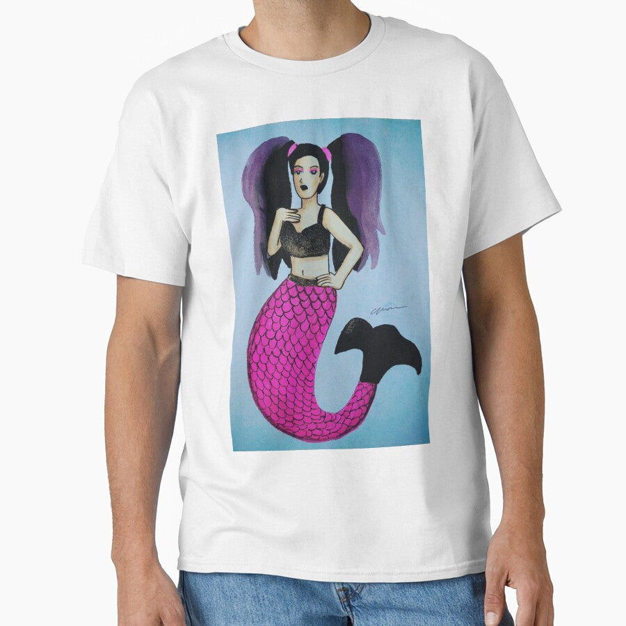 Goth mermaid by SeraphKnightArts