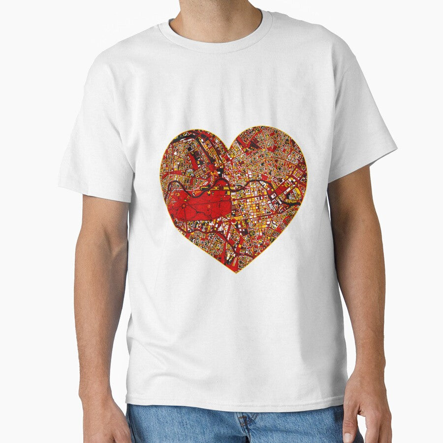 Berlin Heart Map – German Football Inspired City Art by BottleGnome