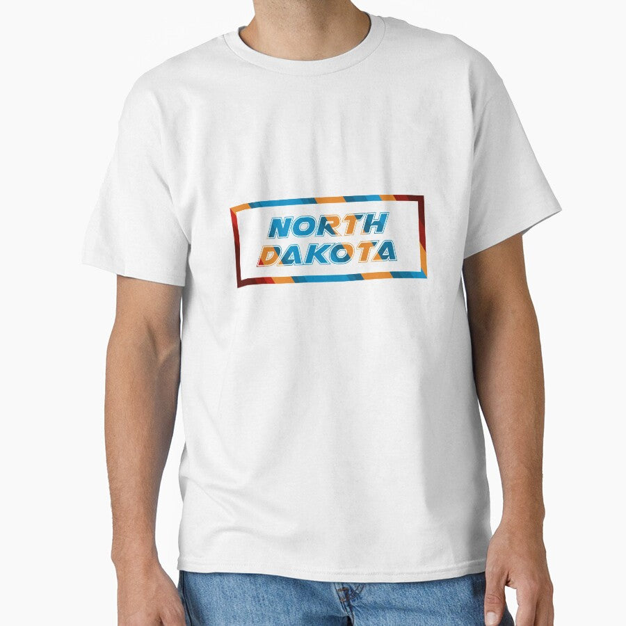North Dakota T-Shirt for Men and Women by AllStarMerch