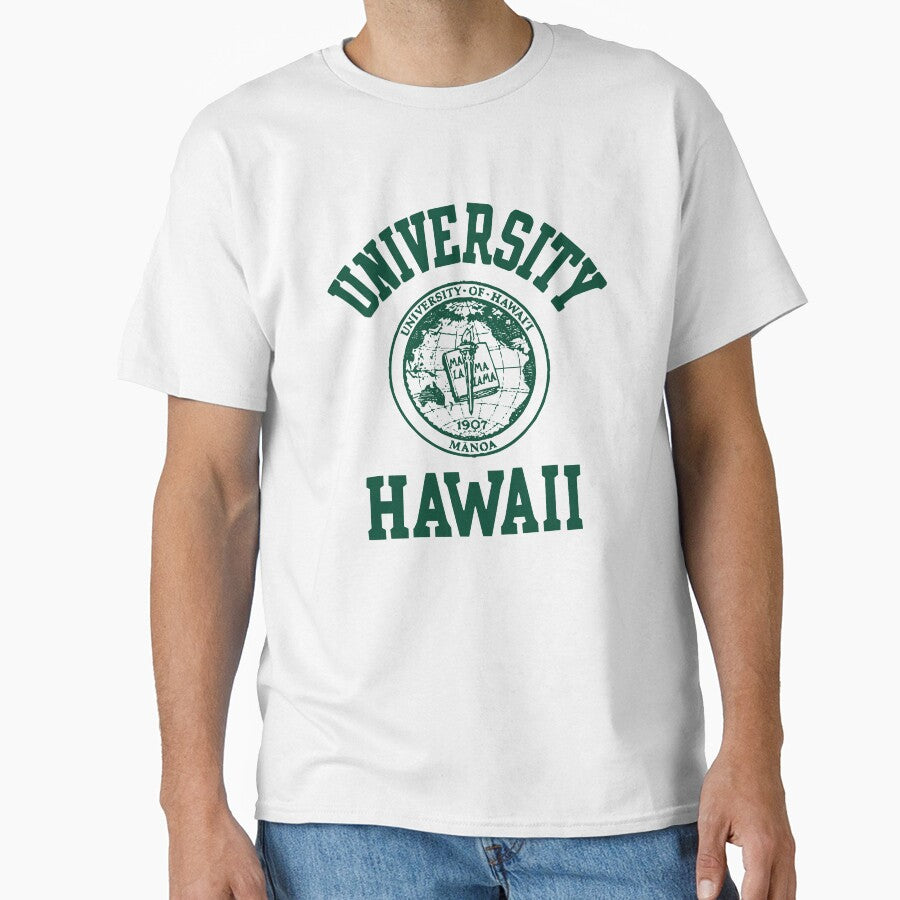 80's Vintage university Hawaii apparel - Original Green by Miaou Studio