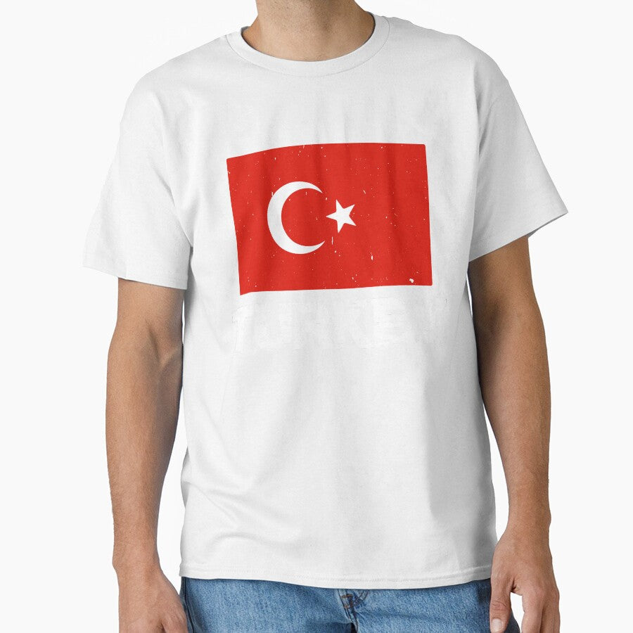 Turkey Flag T-Shirt for Men and Women by AllStarMerch