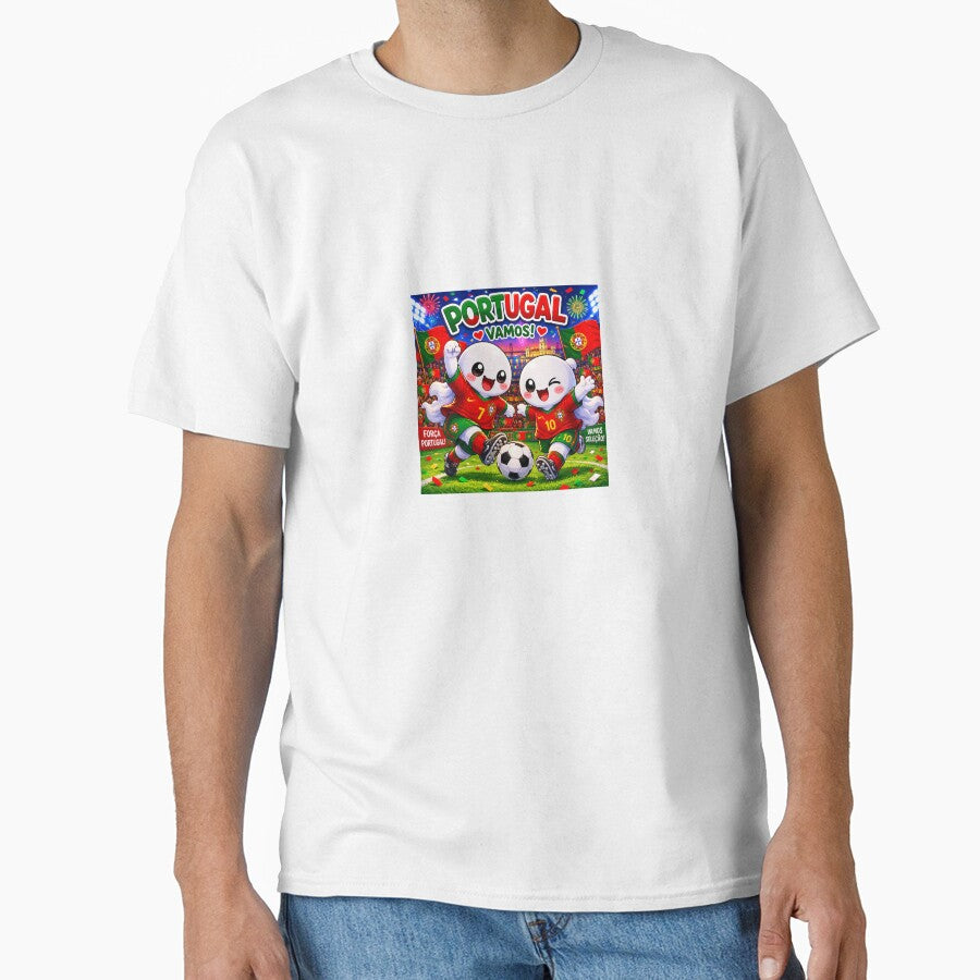 Cute Portugal Football Ghost by QuirkNest Studio
