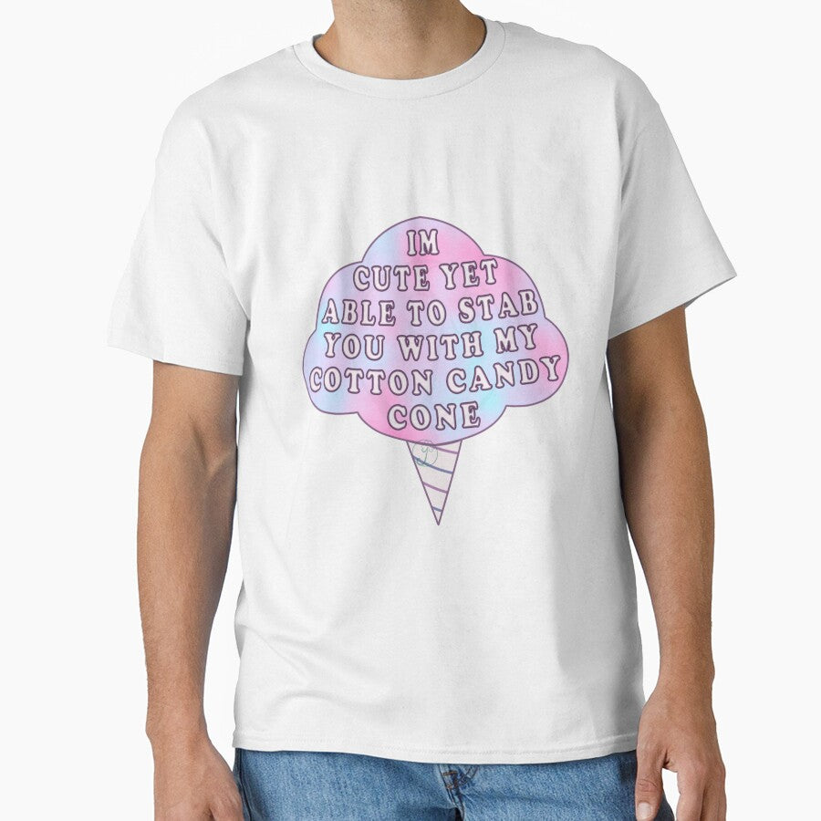 Pastel Goth cotton candy cone cute by Juditangelo