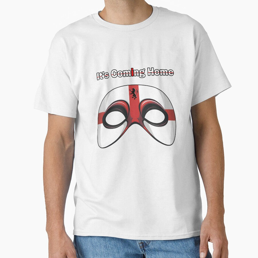 Support in Style: England Football Face Mask by Designfordream
