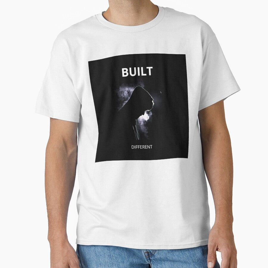 BUILT DIFFERENT Dark Streetwear Design by Wild Horizon Studio