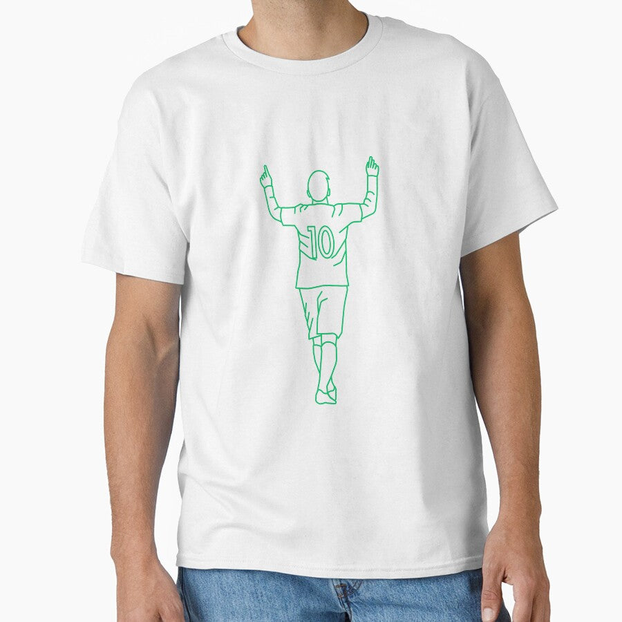 Green Number 10 |Player Celebration by Football Stickers World