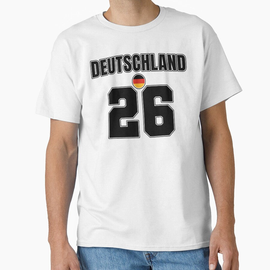 Germany 26 Football Shirt Style Design – Germany National Team Apparel by The Hairy Melon