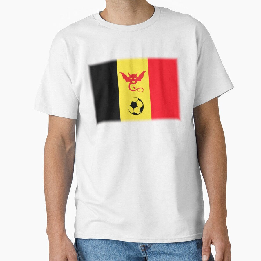 Belgium Soccer Footbal Red Devil Flag Logo by KleineStar