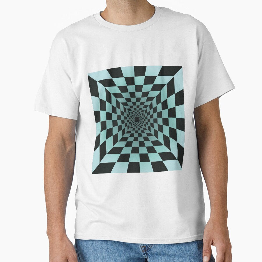 Tunnel-shaped checkered perspective by professorguru