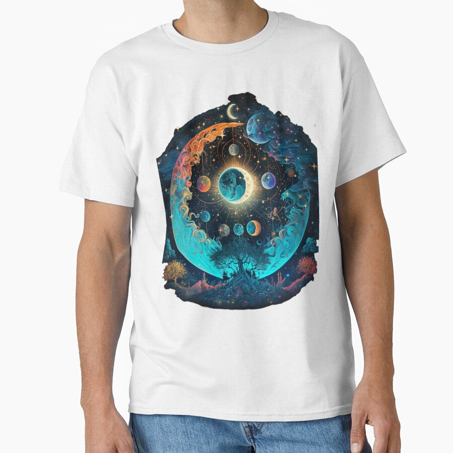 cluster of moons is a mesmerizing sight by LLdreams