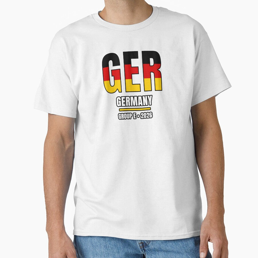 Germany 2026 Football Shirt | GER Germany Soccer Fan Apparel | Germany National Team Supporter Tee | Football 2026 Gift by The Hairy Melon