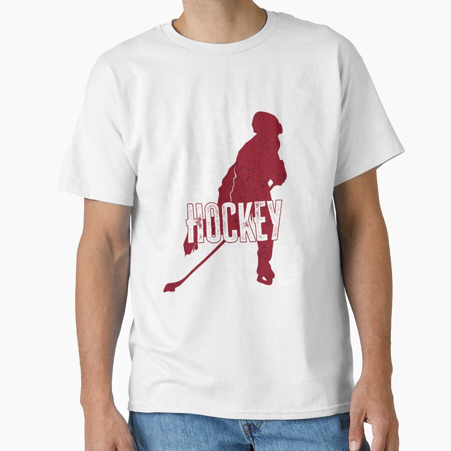 Hockey Life Mantra Tee: Eat, Sleep, Hockey, Repeat by JacontaII