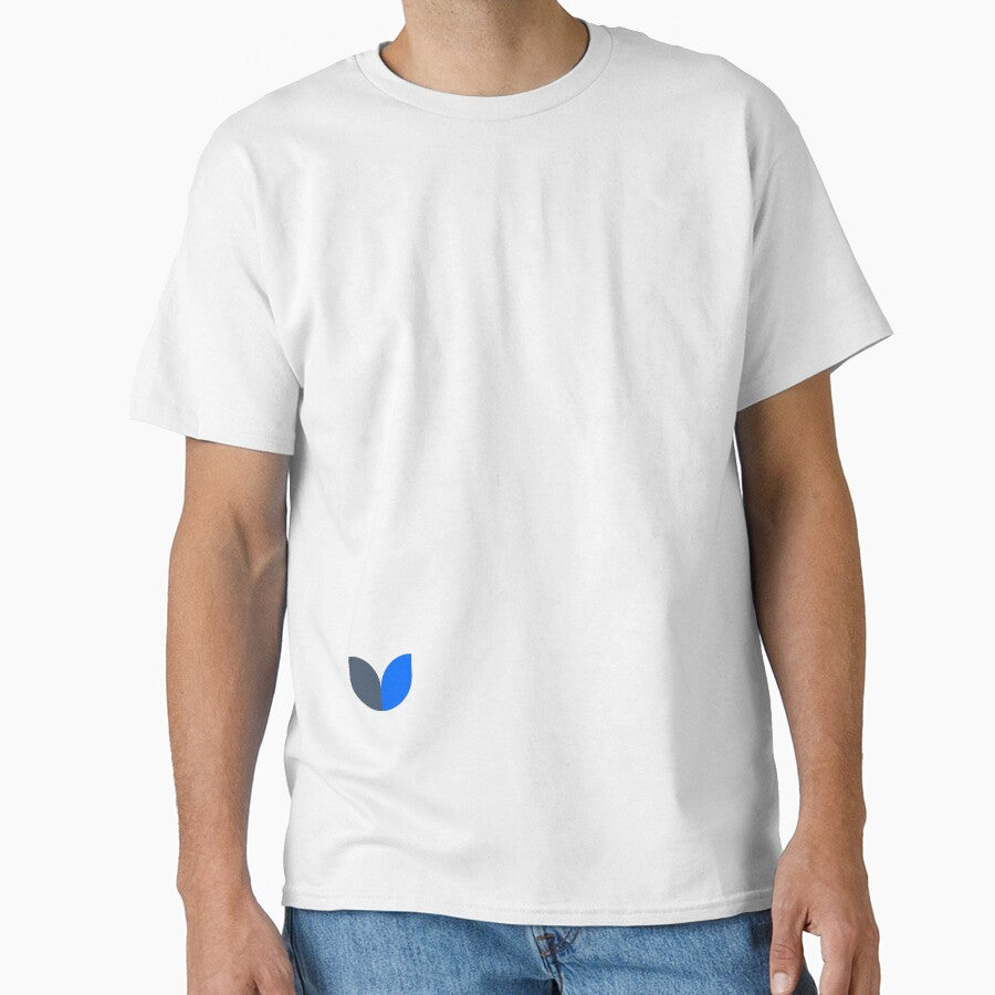 Basic color, black and blue T shirt by Ron-Wong