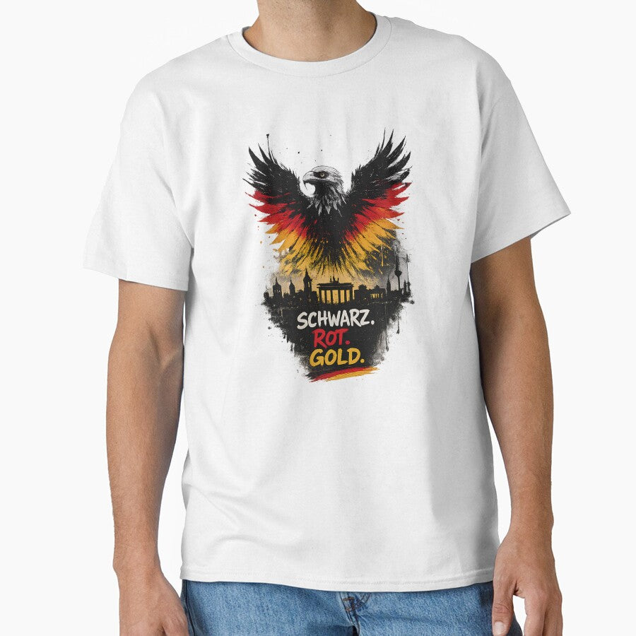 Schwarz. Rot. Gold. – German Eagle Football Fan Design by jomanadesigns