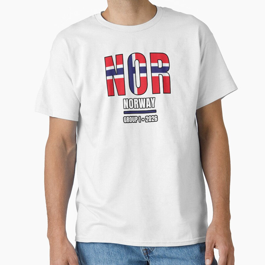 Norway 2026 Football Shirt | NOR Norway Soccer Fan Apparel | Norway National Team Supporter Tee | Football 2026 Gift by The Hairy Melon