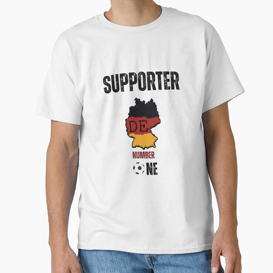 De GERMANY teeshirt football supporter number one by Passionfoot