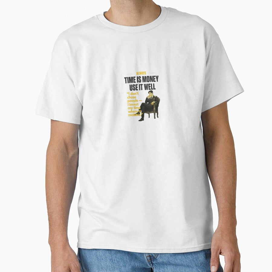 Time is Money | Motivational Quote | Bold Statement T-Shirt And All Product by Sticker Art Shop