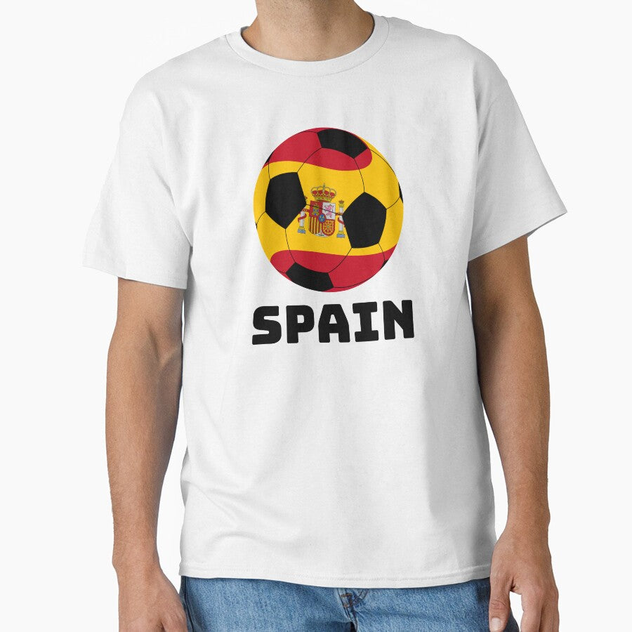 Spain Soccer Spain Gift Sport T-Shirt by MarlowLoom