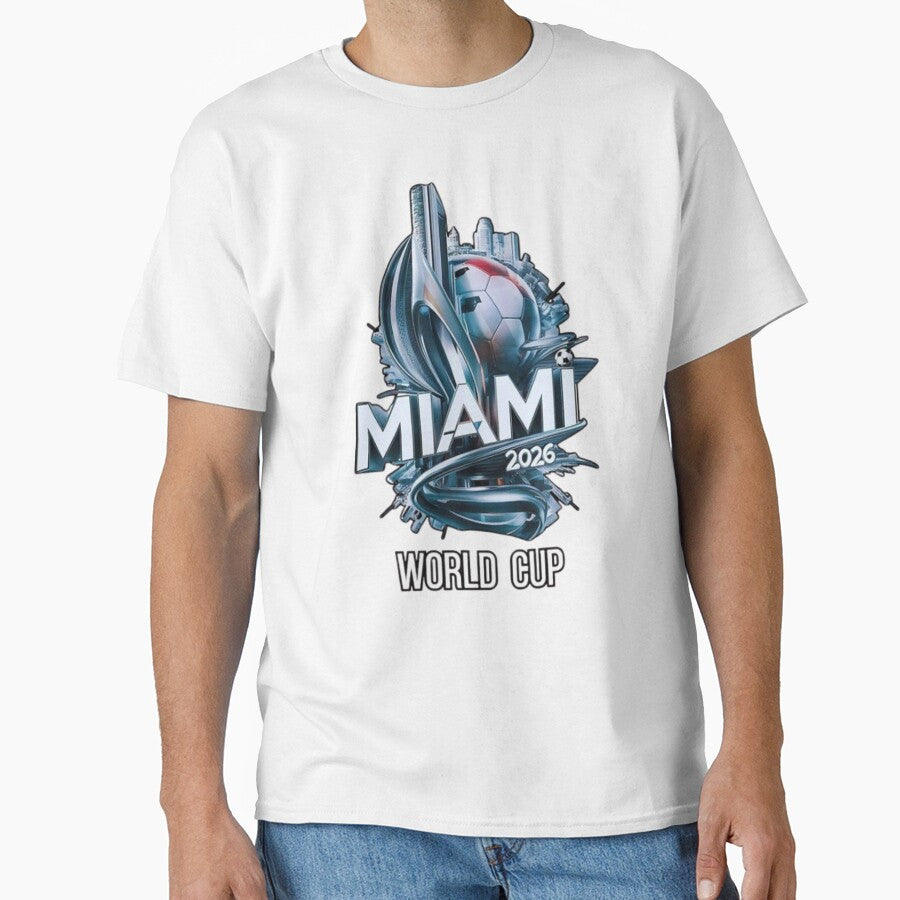 Miami World Cup 2026 Futuristic Soccer Art by Bulk order available