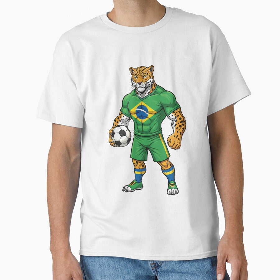 Powerful Brazilian Jaguar Football Mascot 2026 by ArtByKatti