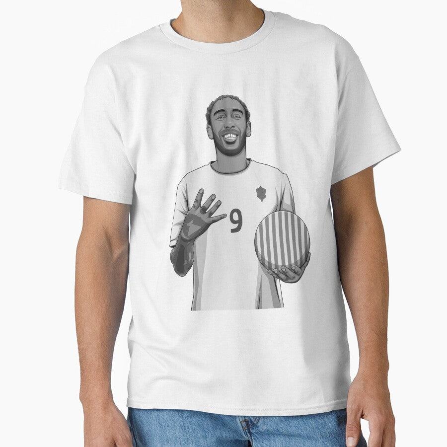 Pierre-Emerick Aubameyang Black and White Version by Aldduardo