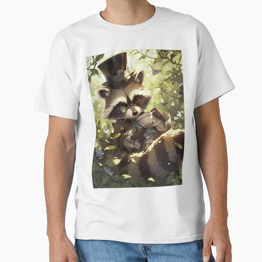 Sir Raccoon's Afternoon Tea by MadeByHaresShop