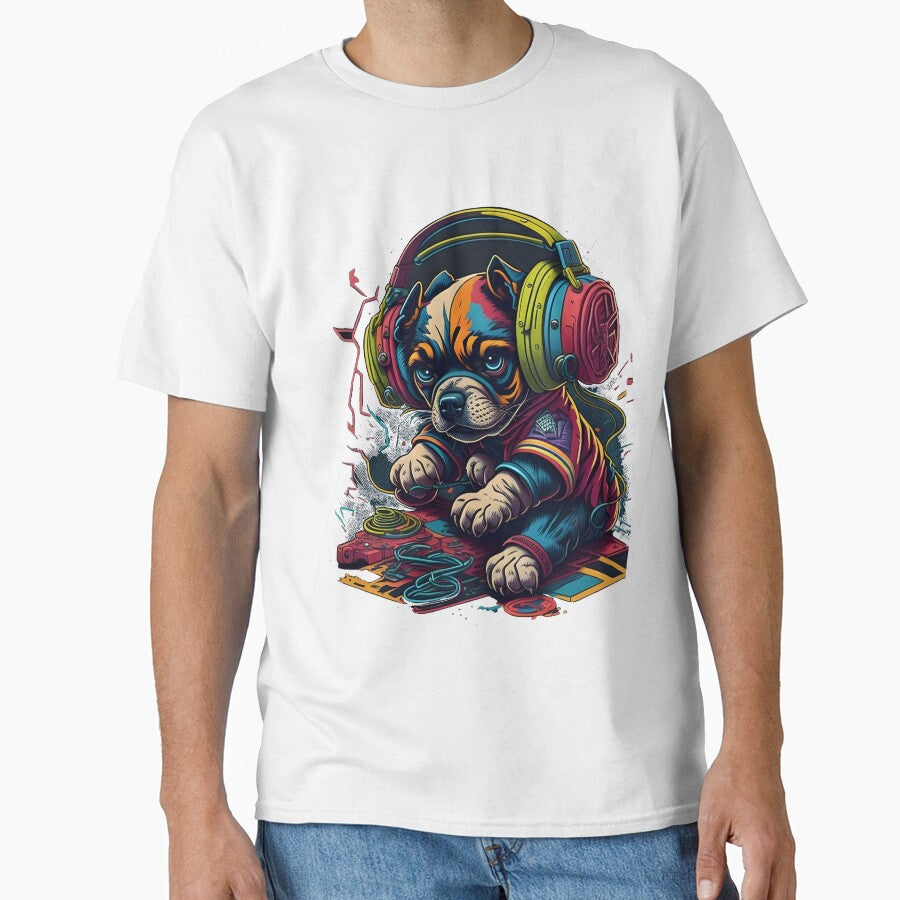 Cute puppy playing-design by Mikevirtualshop