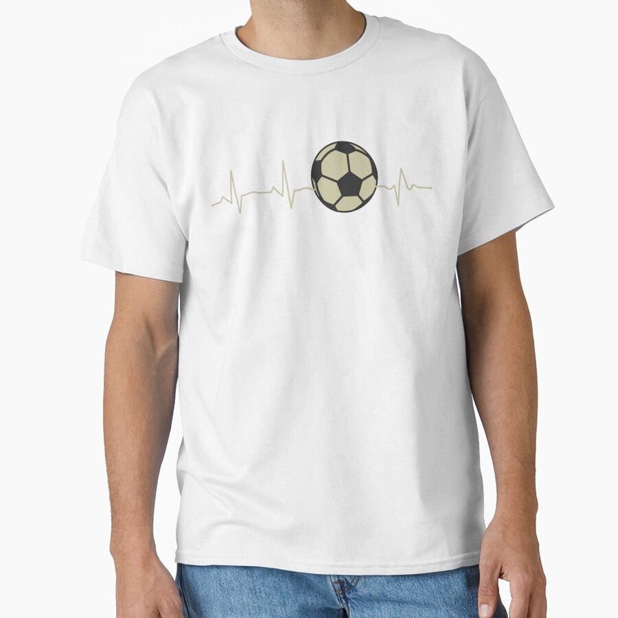 Soccer Football Heartbeat Frequency ECG Wave by Shiraufa