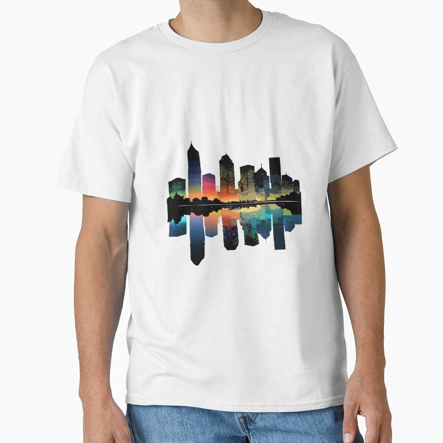 metropolis reflected in the water by Firas Aljazzar