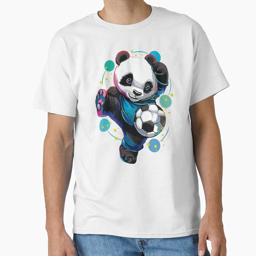 Soccer Panda - Cute Panda Playing Soccer by Numero14