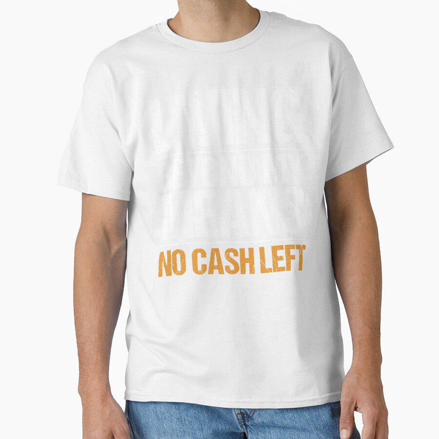 Living Beyond My Means Sarcastic Distressed Typography by NosandEdgy