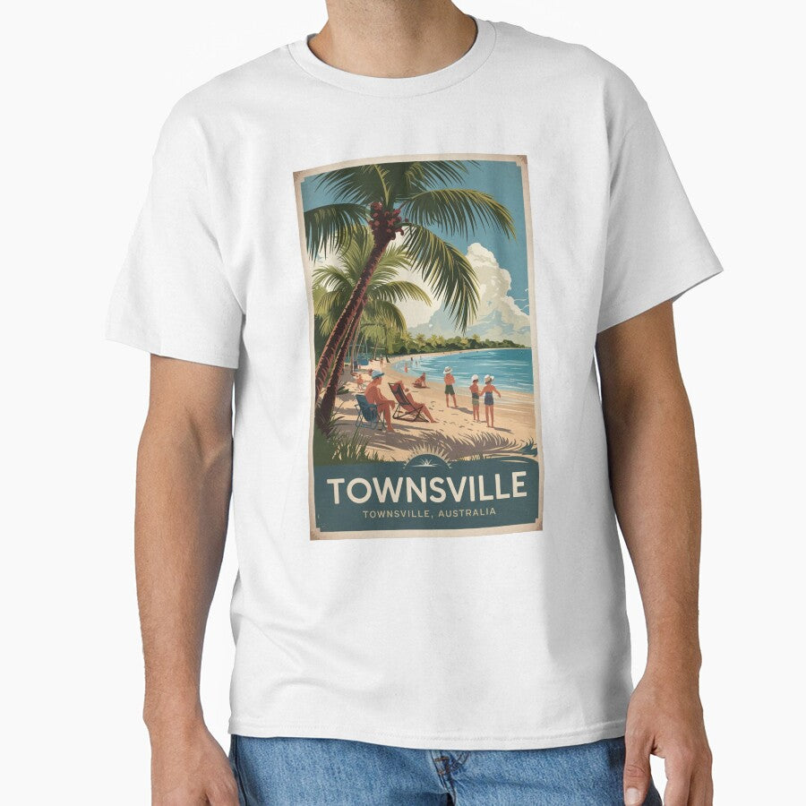 Townsville Vintage Travel Poster by TravelerRat