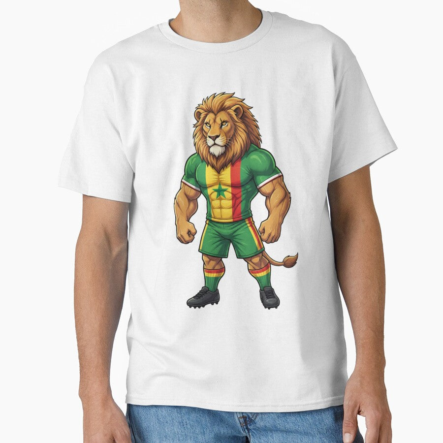 Powerful Senegalese Lion Football Mascot 2026 by ArtByKatti