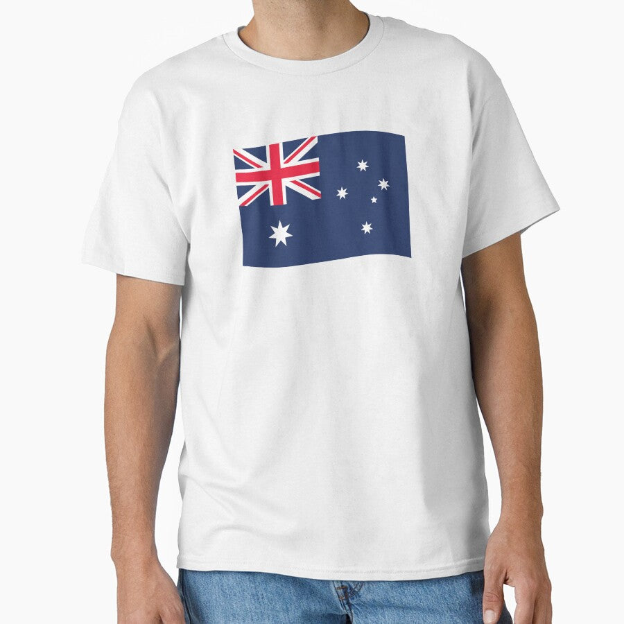 Australia Wave Flag (On Black) by STUDIO-72