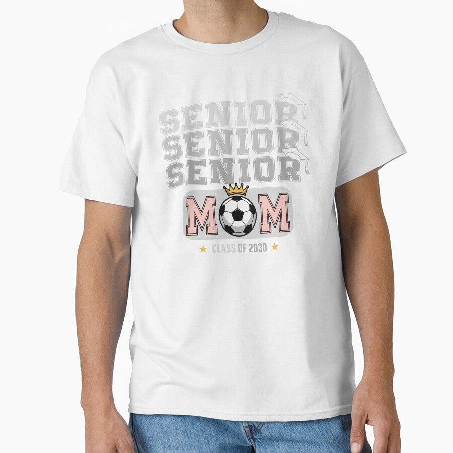 Proud Mom Graduation 2030 Soccer by QuiteOrbit